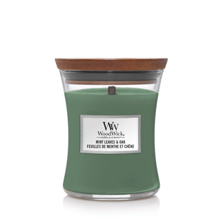 WoodWick Mint Leaves & Oak Medium