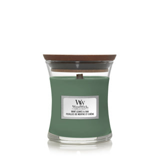 WoodWick Mint Leaves & Oak Mini