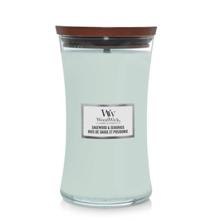 WoodWick Sagewood & Seagrass Large