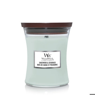 WoodWick Sagewood & Seagrass medium