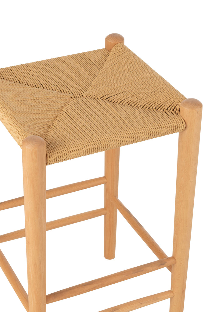 Barstoel Orient Beukenhout/Touw - J-LINE
