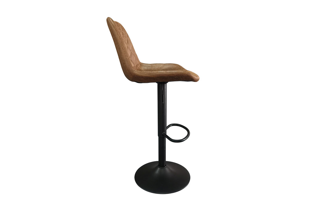 Barstoel 'Madrid' PU Cognac -  RS
