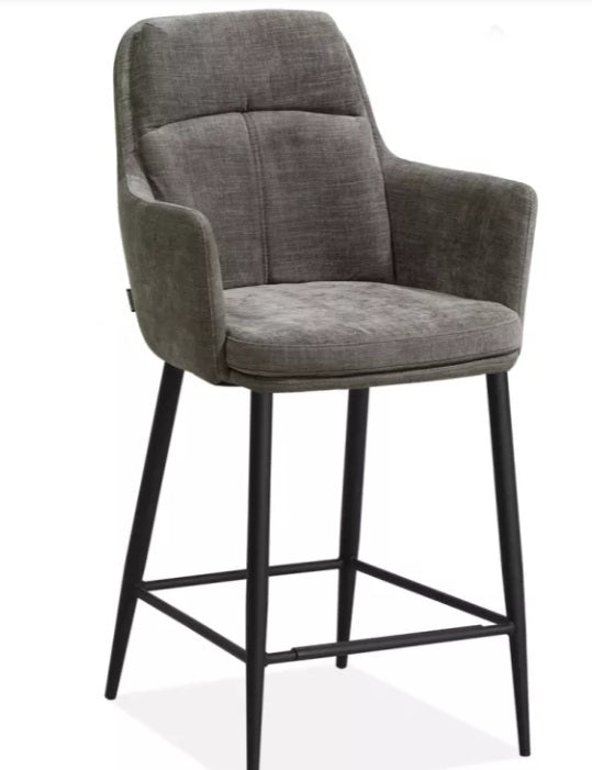 Barstoel Bologna Miami ash/black/toffee - MX