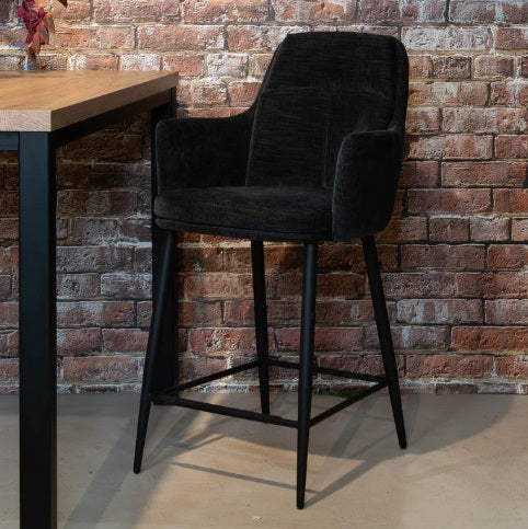 Barstoel Bologna Miami ash/black/toffee - MX