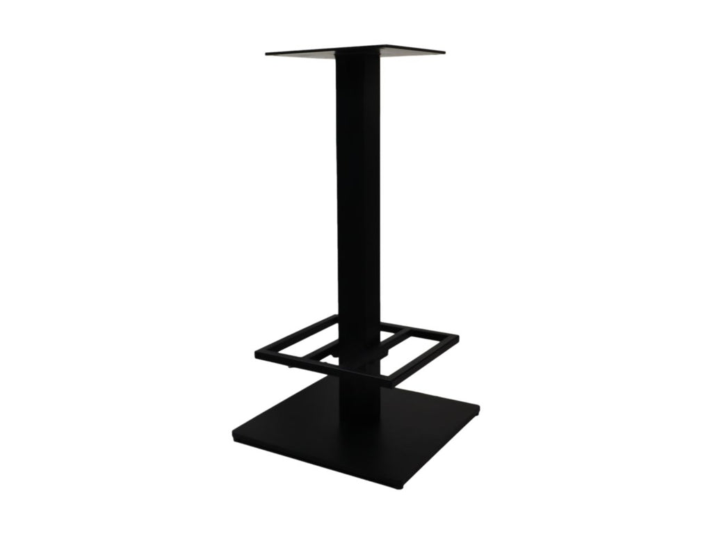 Bartafel onderstel - 45x45x88 - zwart - metaal HSM