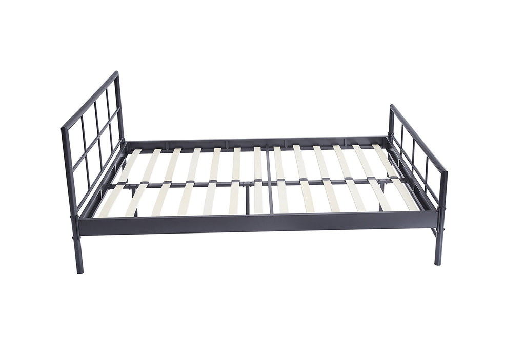 Bed 'Davy' 140x200 donkergrijs - RS