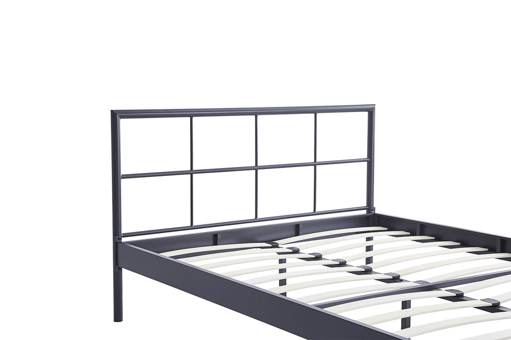 Bed 'Davy' 140x200 donkergrijs - RS