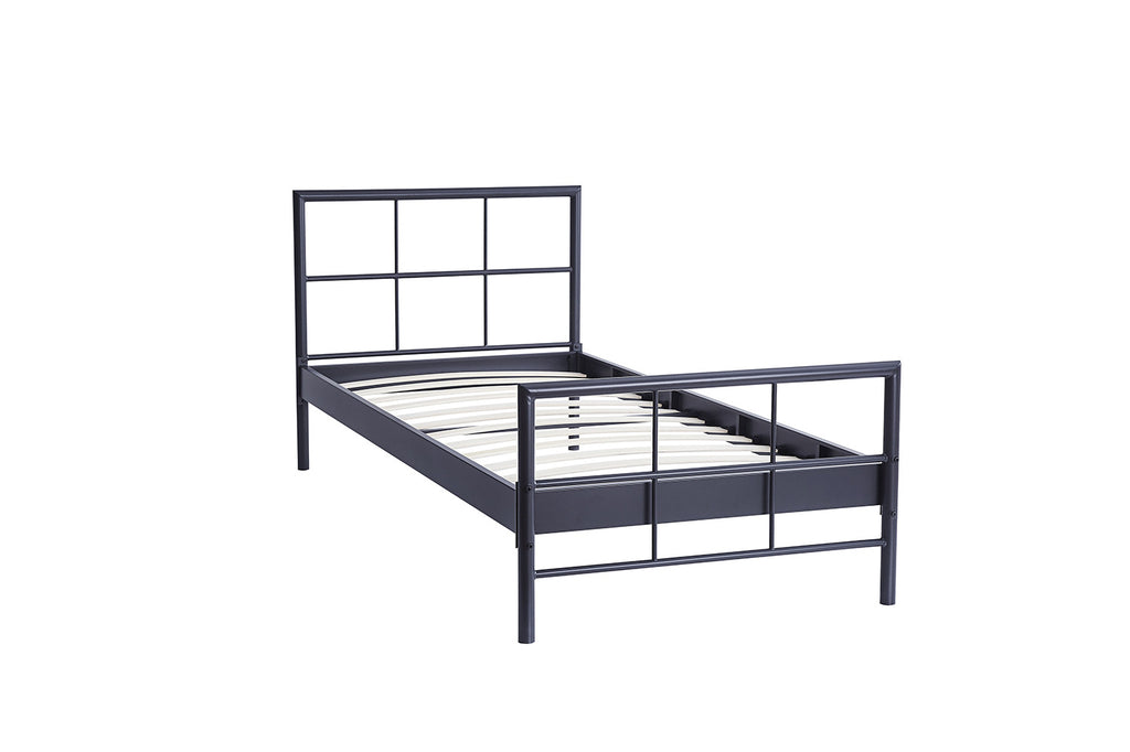 Bed 'Davy' 90x200 donkergrijs - RS