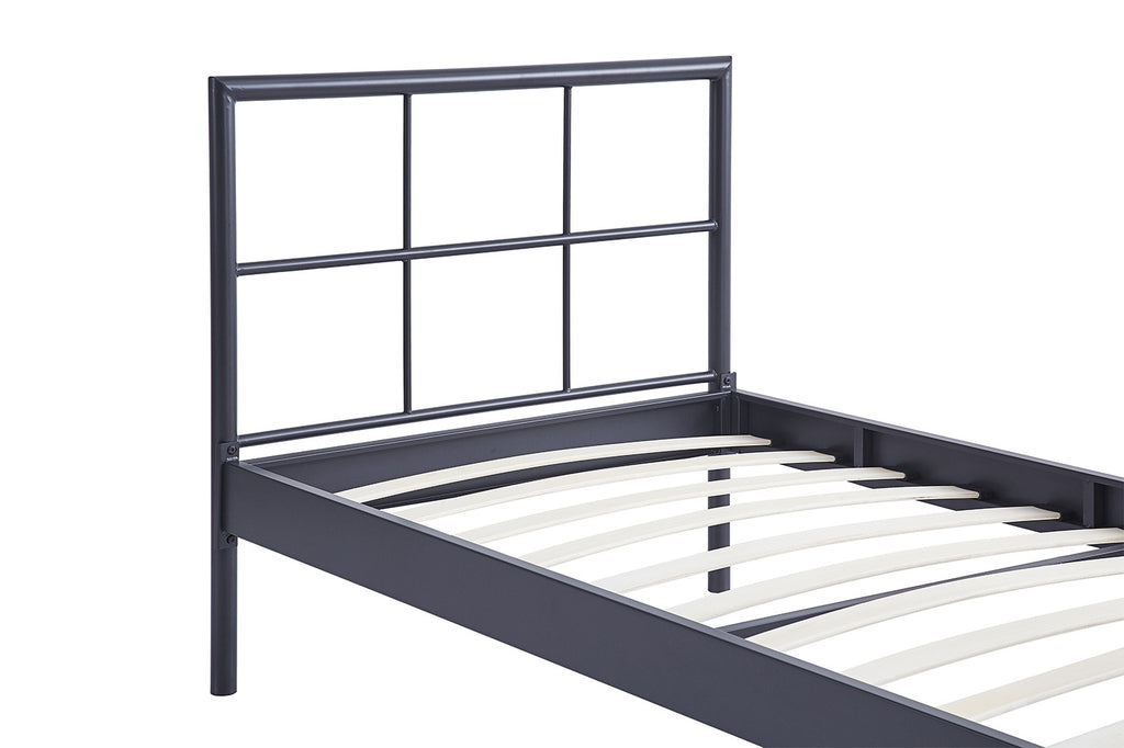 Bed 'Davy' 90x200 donkergrijs - RS