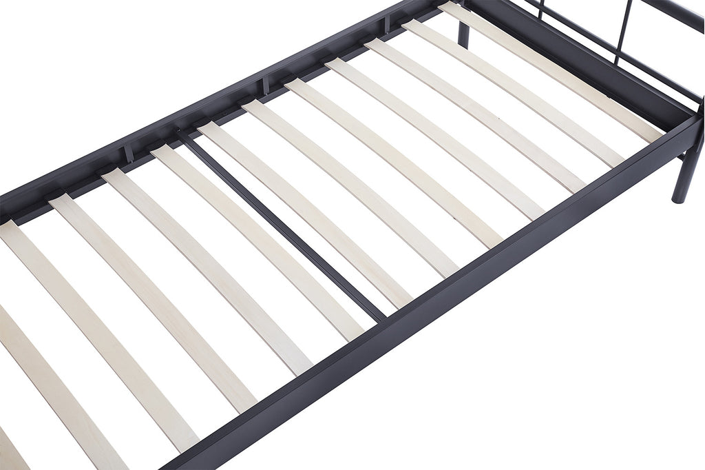 Bed 'Davy' 90x200 donkergrijs - RS
