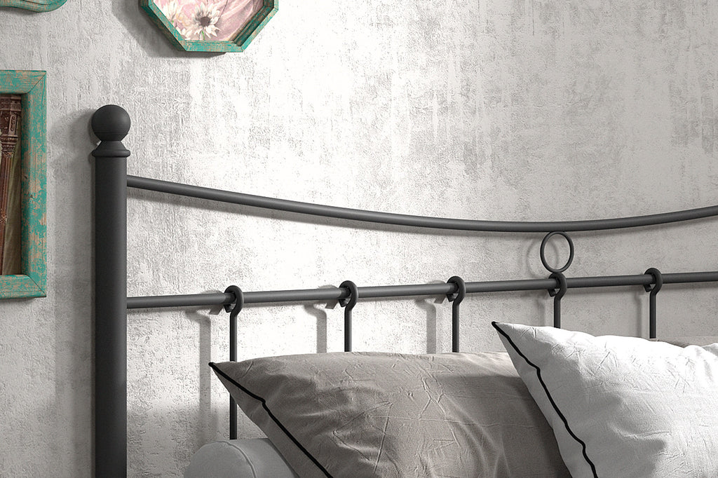 Bed 'Sacha' 160x200 zwart - RS