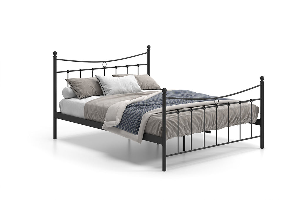 Bed 'Sacha' 160x200 zwart - RS