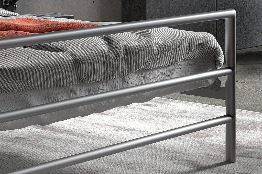 Bed 'Sandro' 140x200 grijs - RS