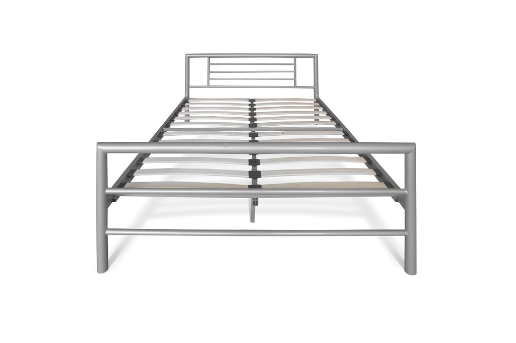 Bed 'Sandro' 160x200 met lattenbodem grijs RS