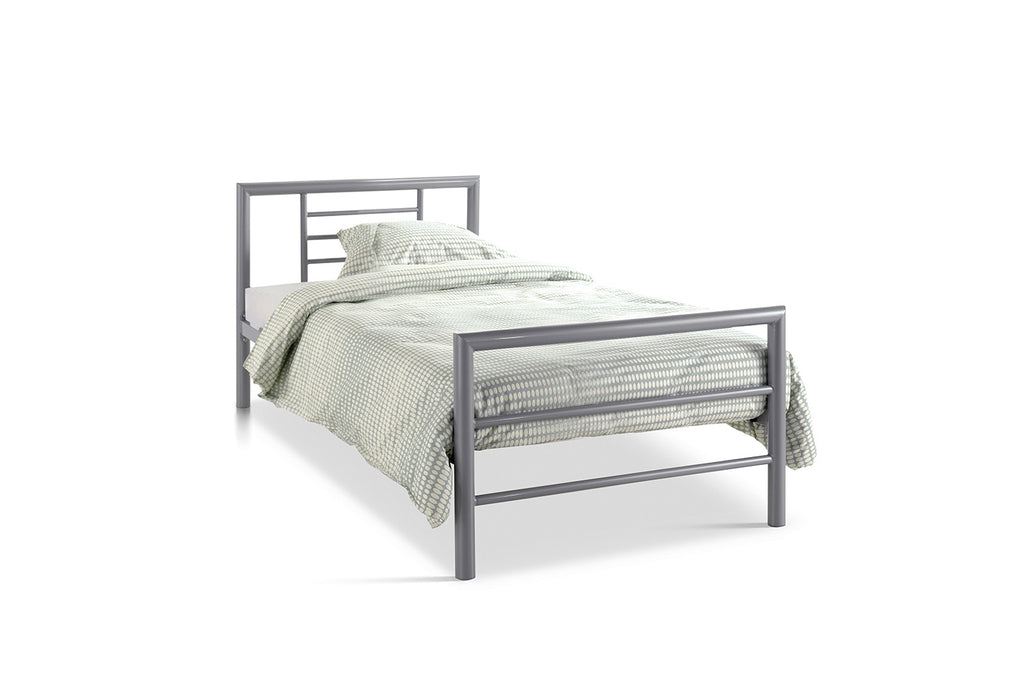 Bed 'Sandro' 90x200 grijs - RS