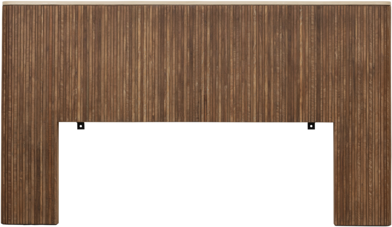 Bed hoofdbord Lagoon teakhout/mortex voor boxspring 140/160/180- DTP - VANAF JANUARI