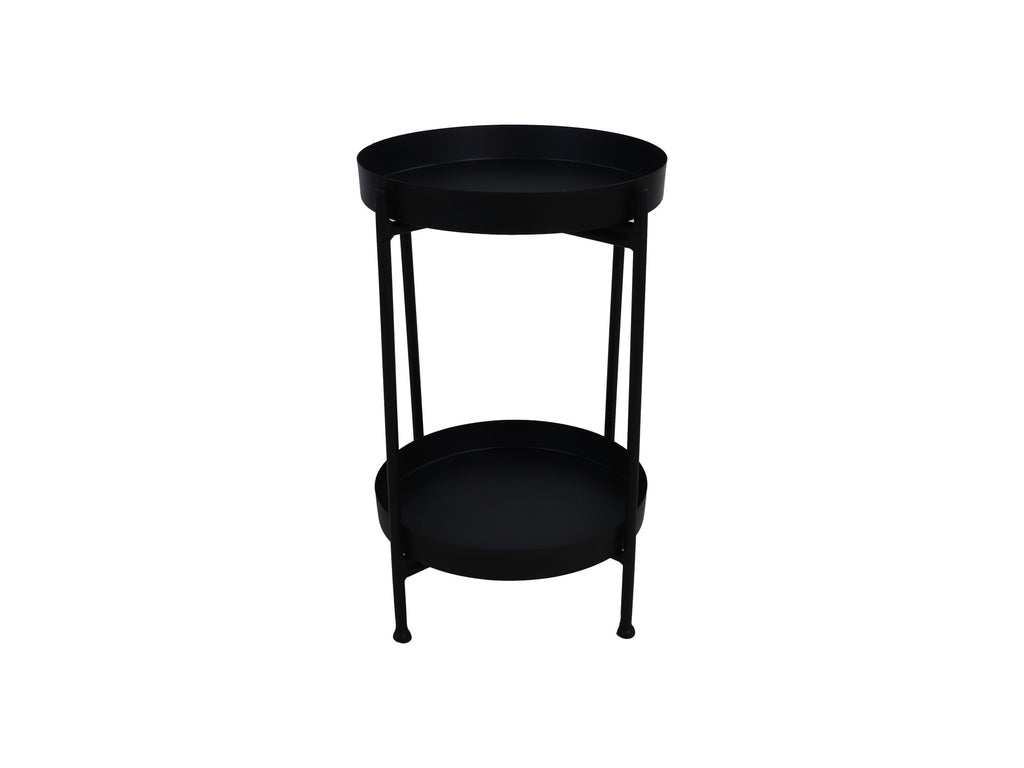 Bijzettafel - 35x35x50 - Zwart - Ijzer HSM