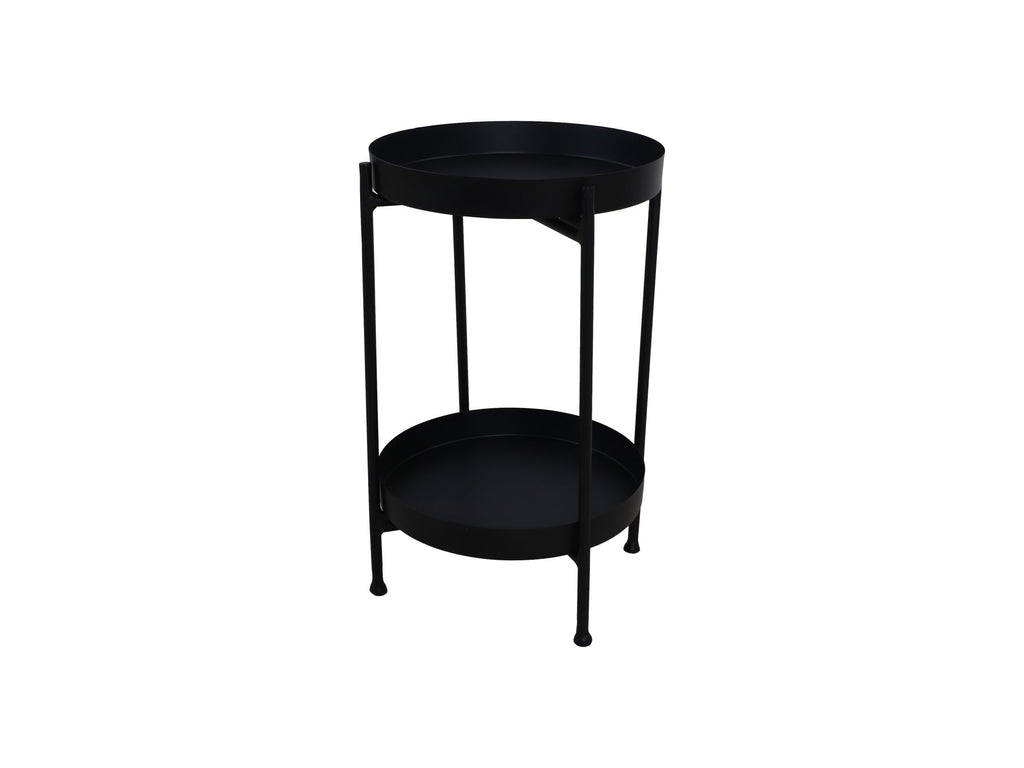 Bijzettafel - 35x35x50 - Zwart - Ijzer HSM