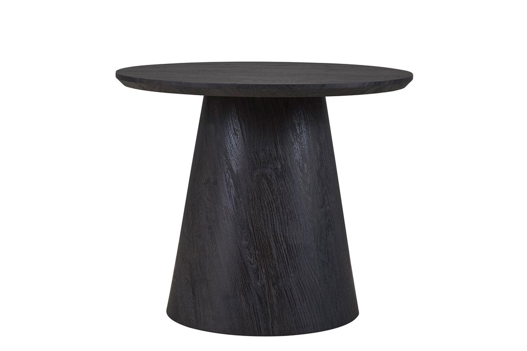 Bijzettafel 'Miklos' 60 cm rond donkerbruin - RS