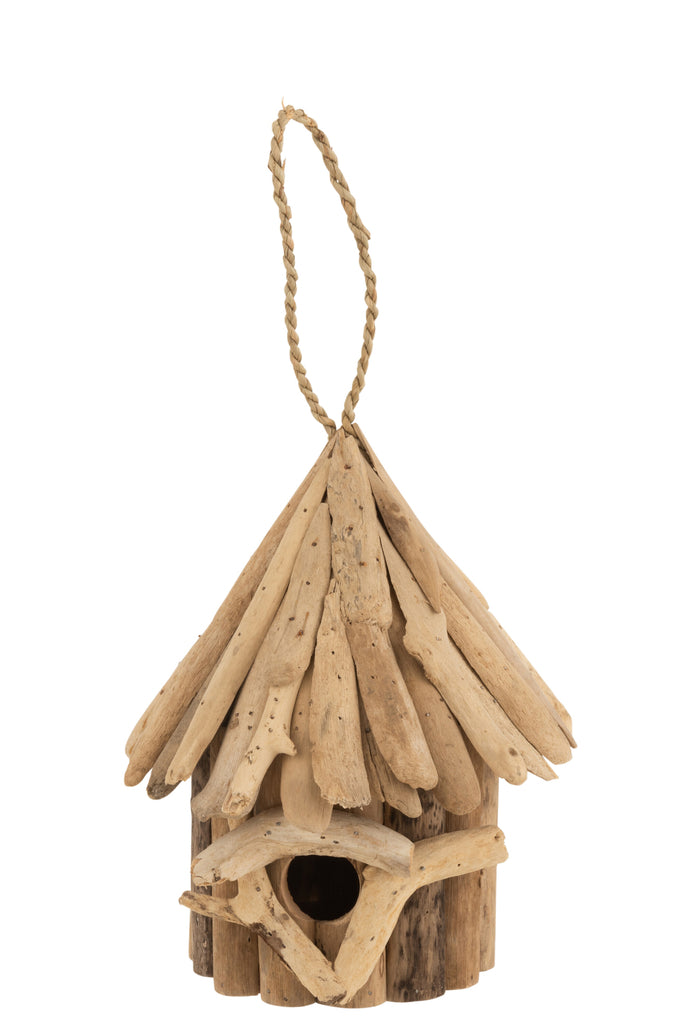 Vogelhuis driftwood natuurlijk S - J-LINE
