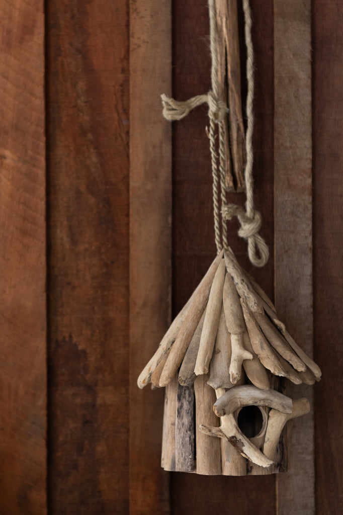Vogelhuis driftwood natuurlijk S - J-LINE
