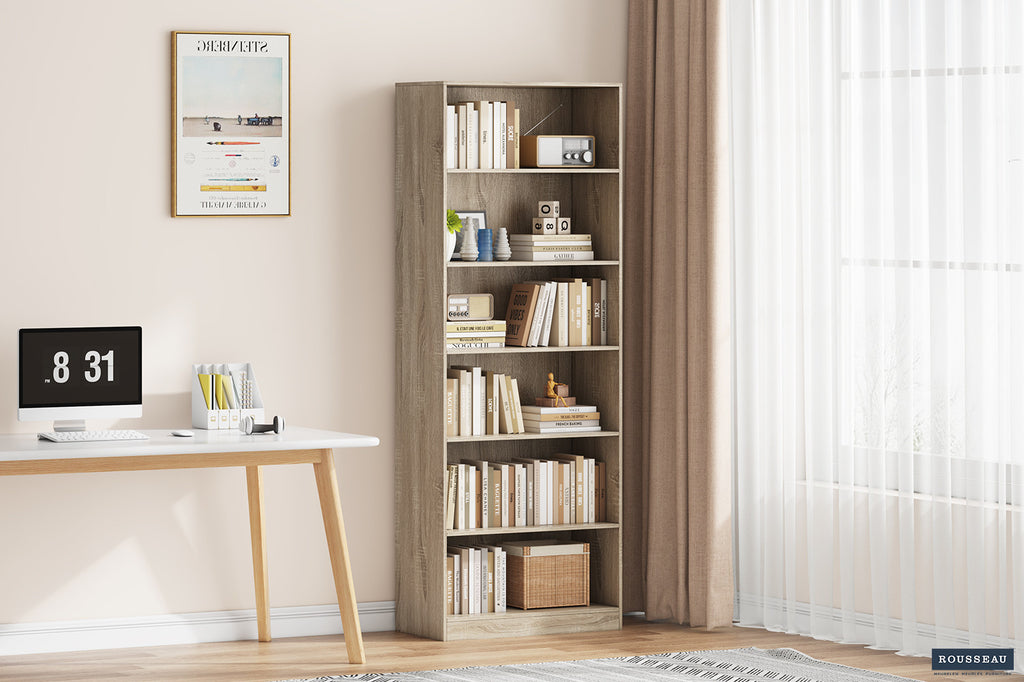 Boekenkast 'Space' 5 planken Sonoma RS