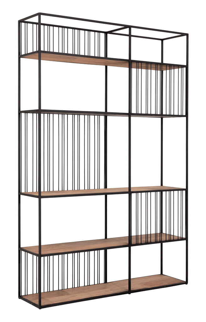 Boekenrek/kamerverdeler Barra 140 L DTP - 5 planken