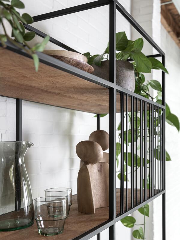 Boekenrek/kamerverdeler Barra 140 L DTP - 5 planken