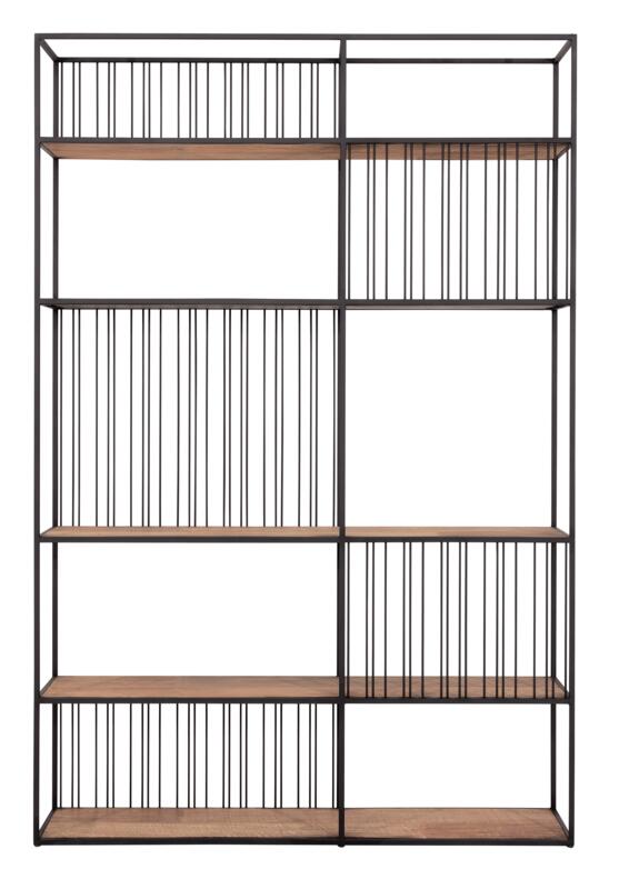 Boekenrek/kamerverdeler Barra 140 L DTP - 5 planken