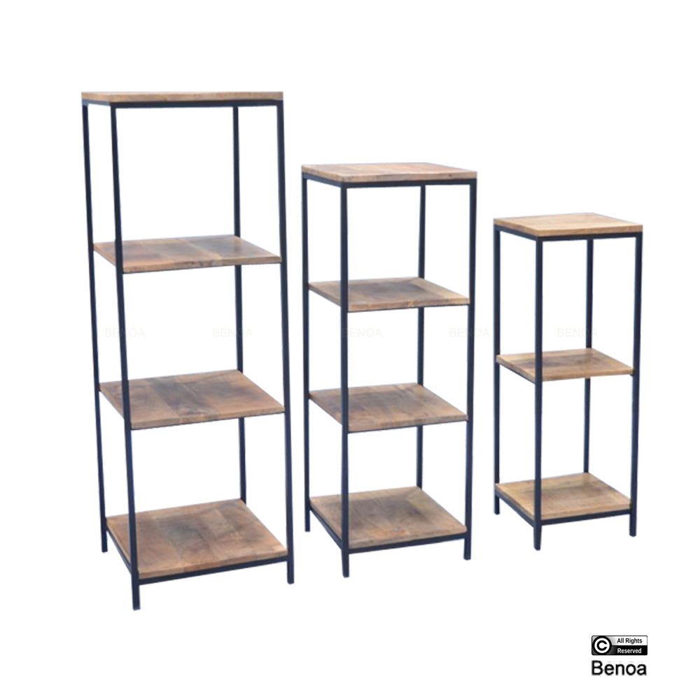 Boekenrek/plantenrek, set Van 3 BNO