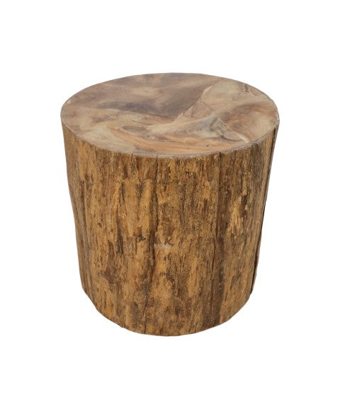 Boomstam bijzettafel - ø45 cm - teak HSM
