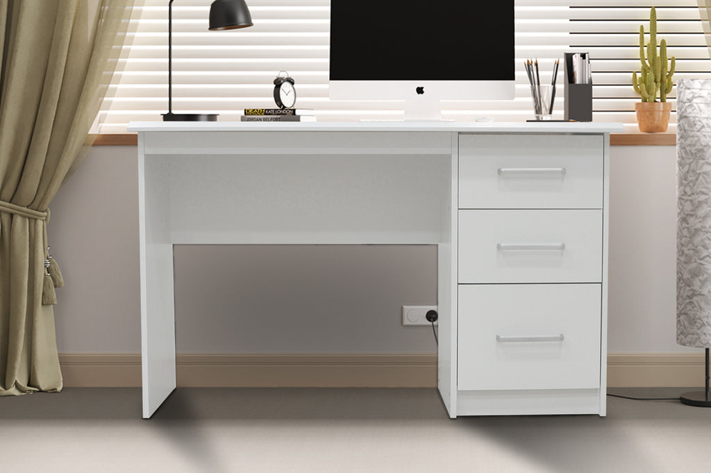 Bureau 'Mateo' 3 lades Wit - RS