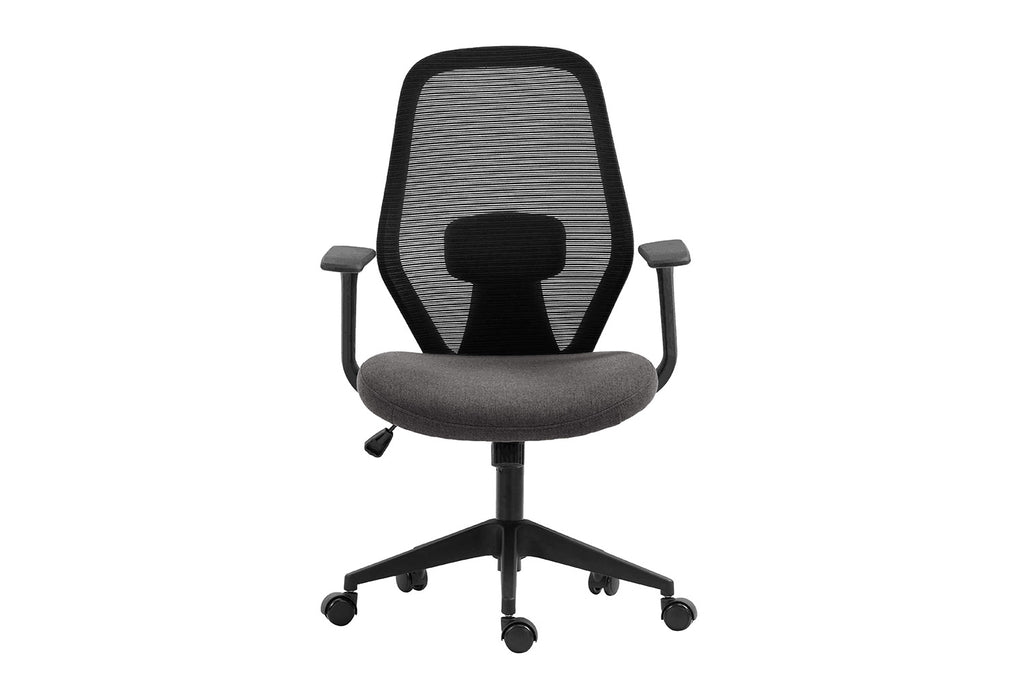 Bureaustoel 'Claude' Mesh Zwart/Grijs RS