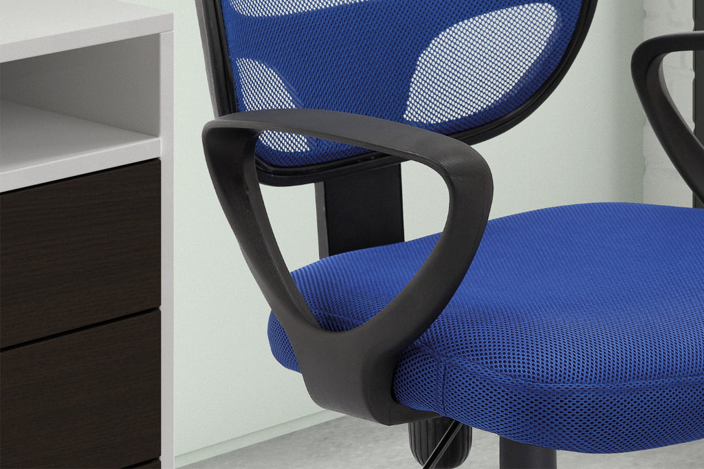 Bureaustoel 'Hippa' Mesh Blauw RS