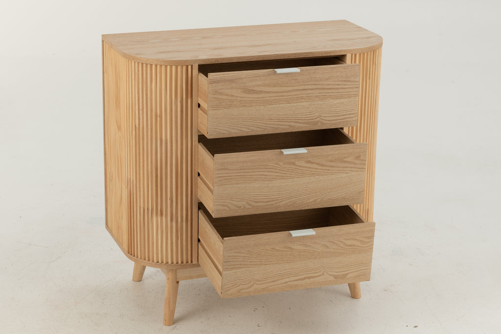 Bergkast Afgerond MDF/Dennenhout  - J-LINE