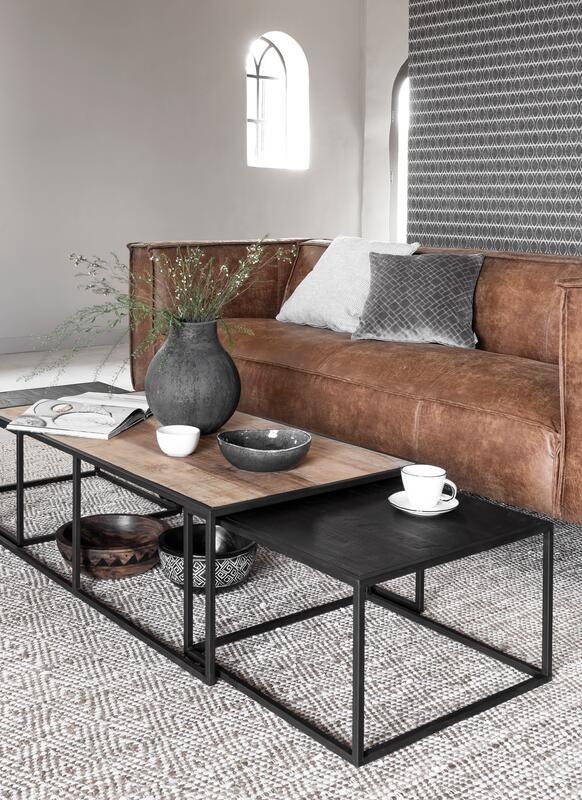 Salontafel Cosmo rechthoekig, set van 3 - DTP