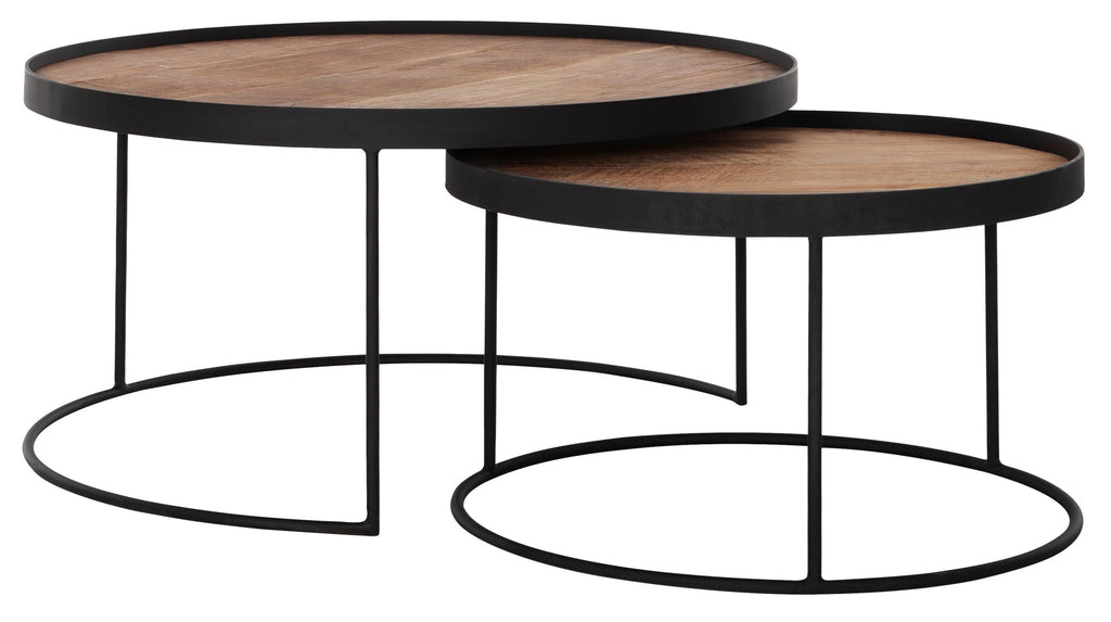 Salontafel Mercurius naturel - set van 2 - DTP