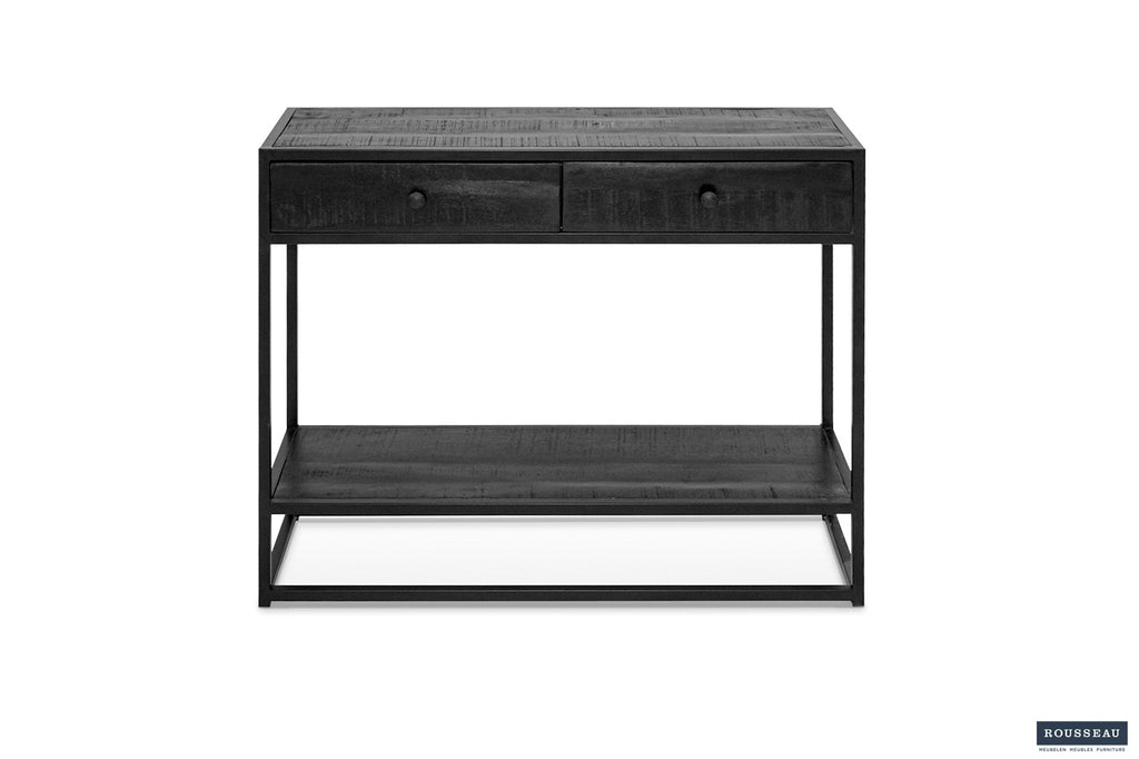 Wandtafel 'Ace' Mango hout Zwart RS