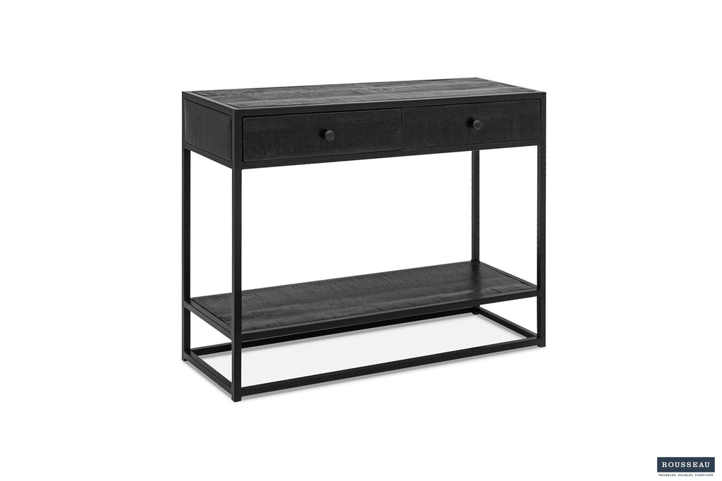 Wandtafel 'Ace' Mango hout Zwart RS