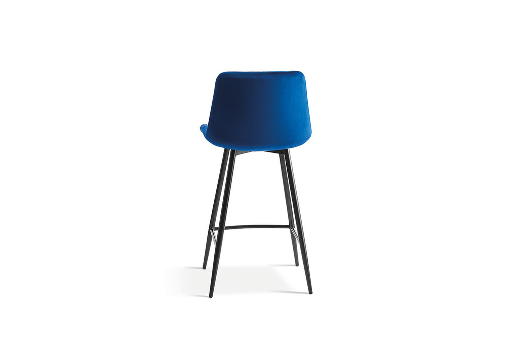 Counterstoel 'Juta' Fluweel Blauw RS