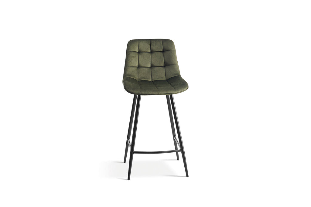 Counterstoel 'Juta' Fluweel Groen  RS