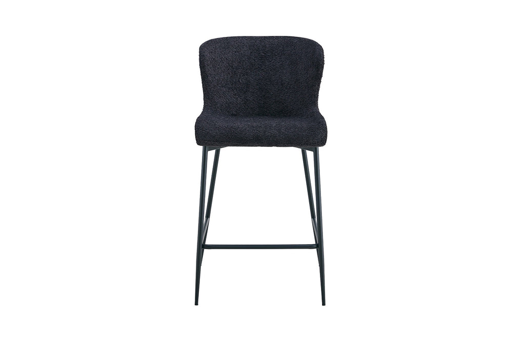 Counterstoel 'Lisa' Bouclé Donkergrijs  RS