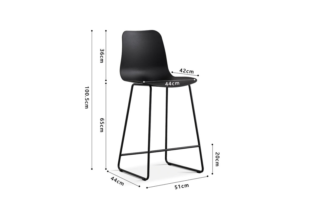 Counterstoel 'Marie' PP Zwart  RS