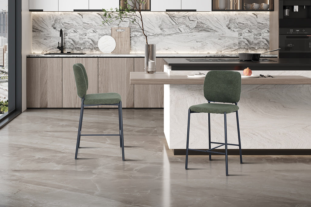 Counterstoel 'Sophia' Stof Groen  RS