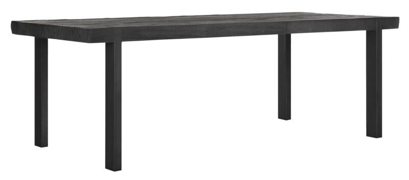 Eettafel Timeless 225 DTP - rechthoekig zwart