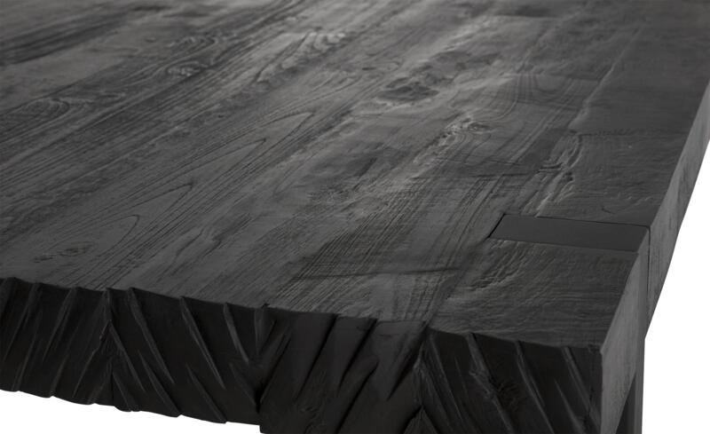 Eettafel Timeless 225 DTP - rechthoekig zwart