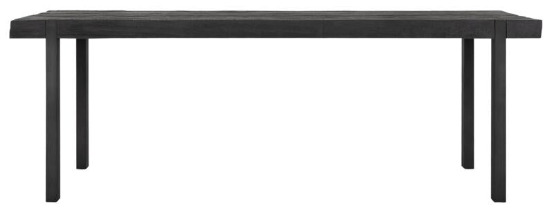 Eettafel Timeless 225 DTP - rechthoekig zwart