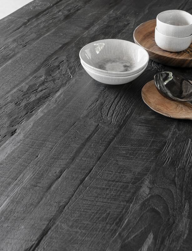 Eettafel Timeless 225 DTP - rechthoekig zwart
