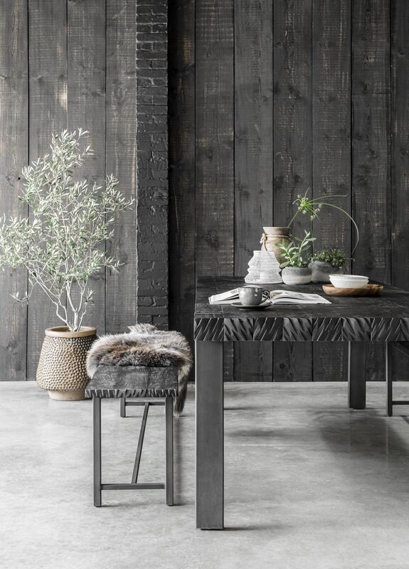 Eettafel Timeless 225 DTP - rechthoekig zwart