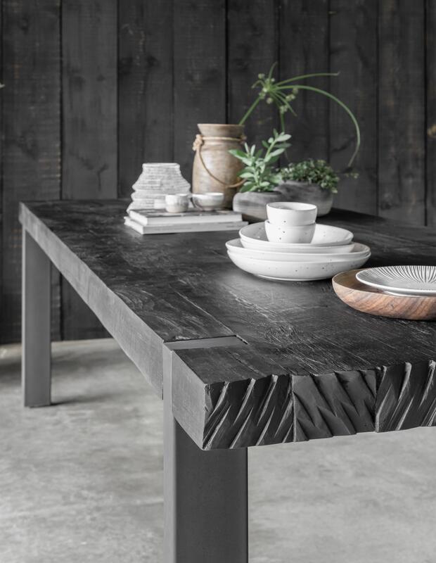 Eettafel Timeless 225 DTP - rechthoekig zwart